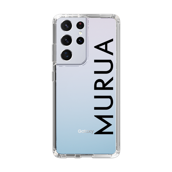 Slim Protection Case［ MURUA - Logo - Black ］