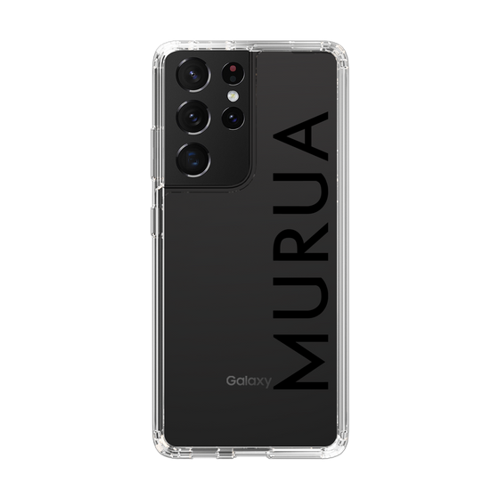 Slim Protection Case［ MURUA - Logo - Black ］