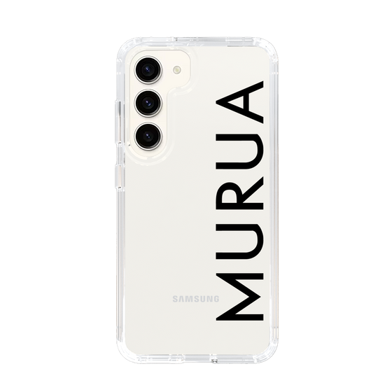 Slim Protection Case［ MURUA - Logo - Black ］