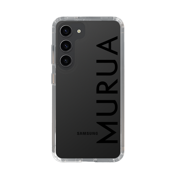 Slim Protection Case［ MURUA - Logo - Black ］
