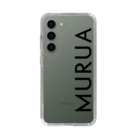 Slim Protection Case［ MURUA - Logo - Black ］