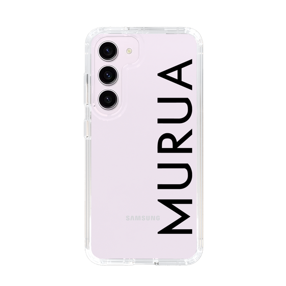 Slim Protection Case［ MURUA - Logo - Black ］