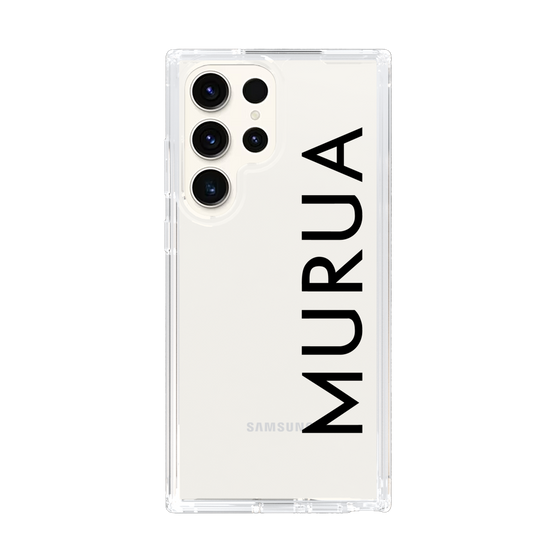 Slim Protection Case［ MURUA - Logo - Black ］