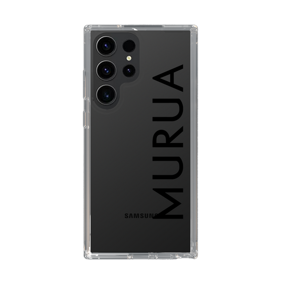 Slim Protection Case［ MURUA - Logo - Black ］