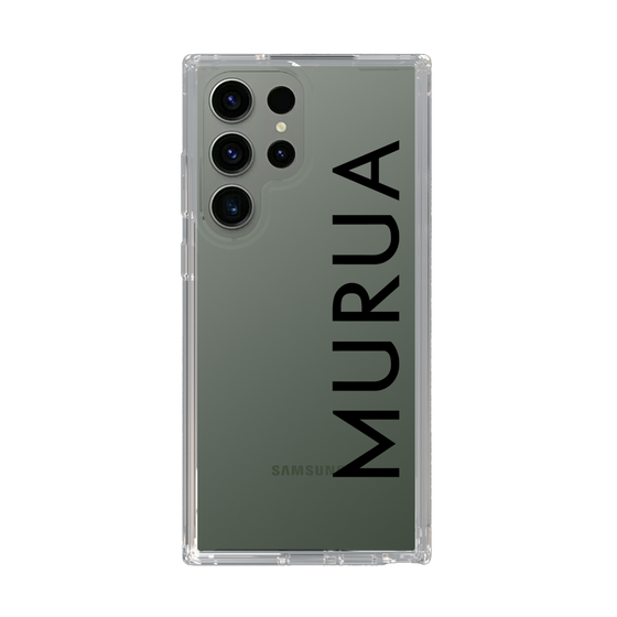 Slim Protection Case［ MURUA - Logo - Black ］