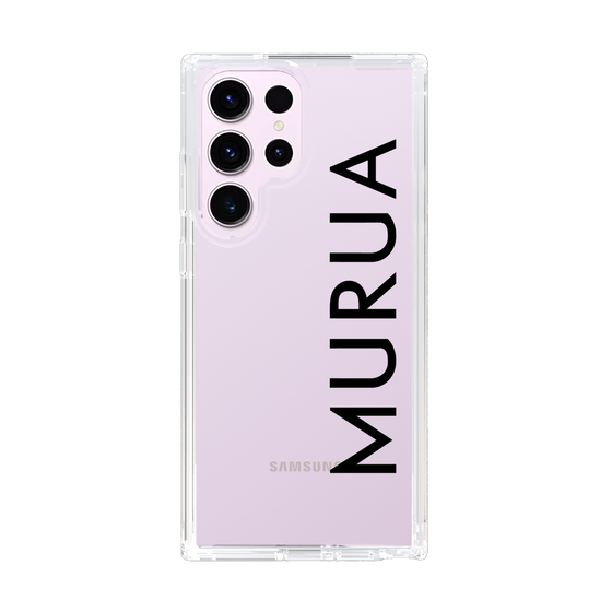 Slim Protection Case［ MURUA - Logo - Black ］