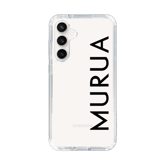 Slim Protection Case［ MURUA - Logo - Black ］