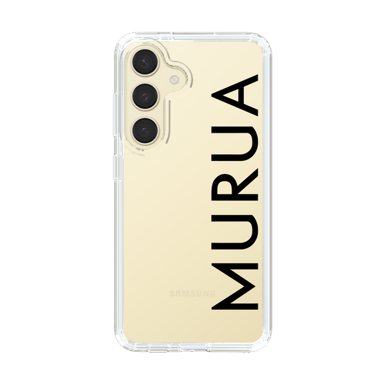 Slim Protection Case［ MURUA - Logo - Black ］