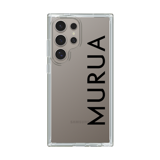 Slim Protection Case［ MURUA - Logo - Black ］