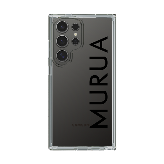 Slim Protection Case［ MURUA - Logo - Black ］