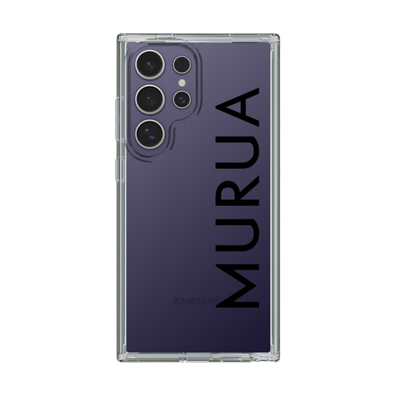 Slim Protection Case［ MURUA - Logo - Black ］