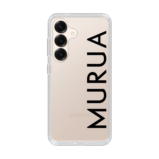 Slim Protection Case［ MURUA - Logo - Black ］