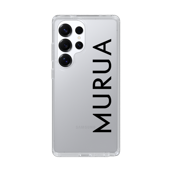 Slim Protection Case［ MURUA - Logo - Black ］