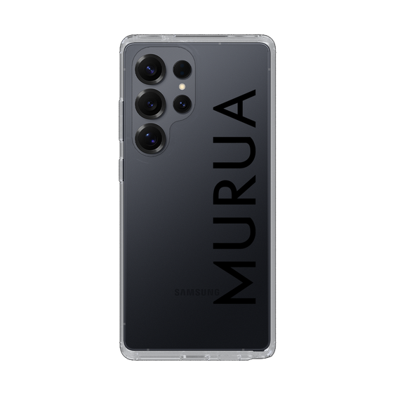 Slim Protection Case［ MURUA - Logo - Black ］