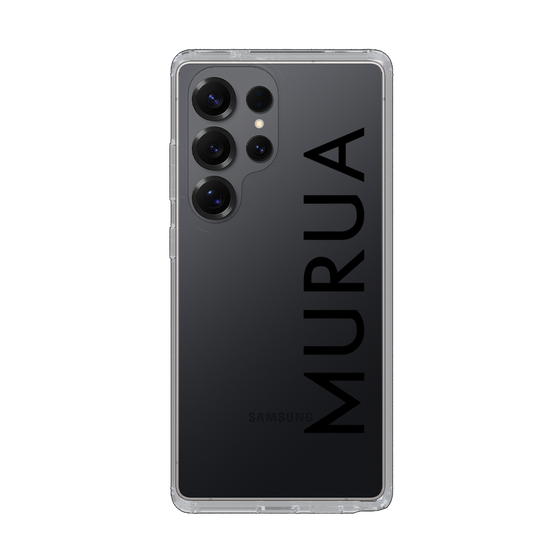 Slim Protection Case［ MURUA - Logo - Black ］