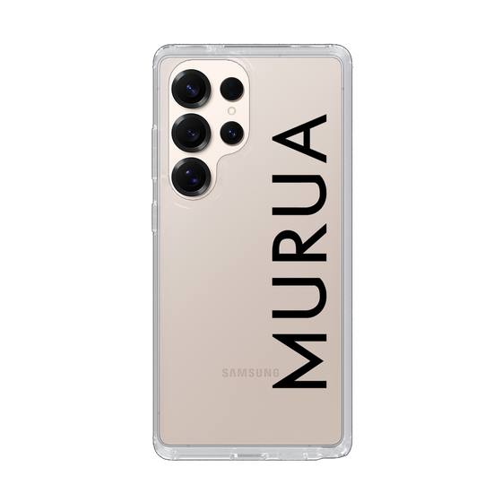 Slim Protection Case［ MURUA - Logo - Black ］