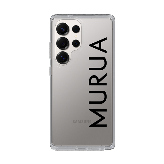 Slim Protection Case［ MURUA - Logo - Black ］