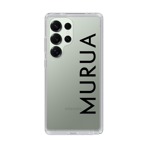 Slim Protection Case［ MURUA - Logo - Black ］