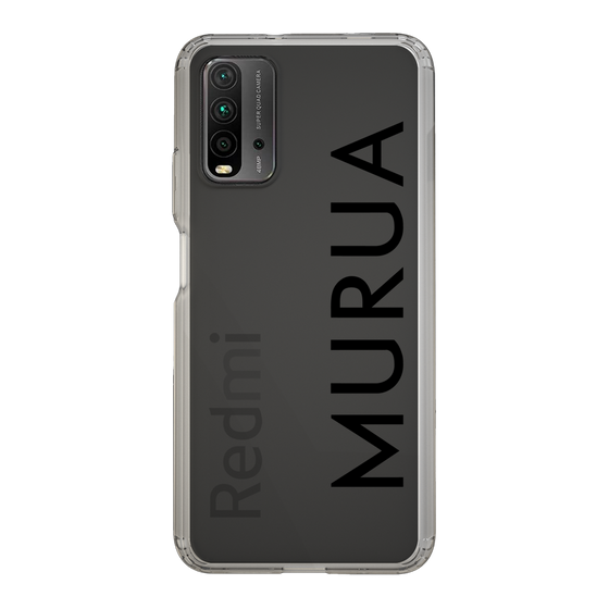 Slim Protection Case［ MURUA - Logo - Black ］
