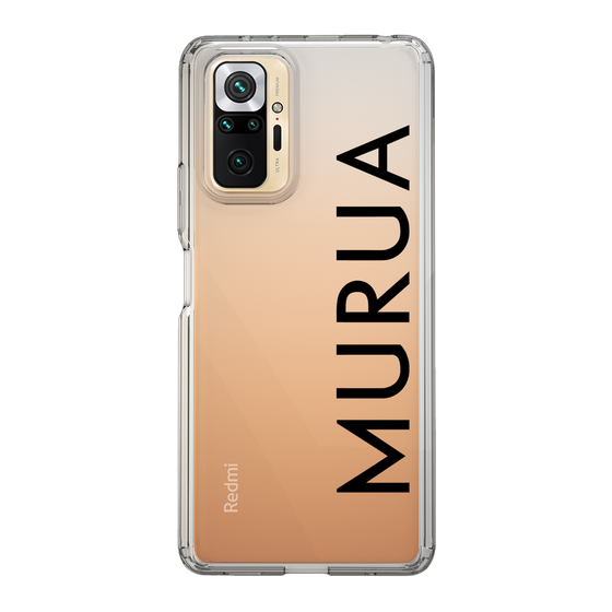 Slim Protection Case［ MURUA - Logo - Black ］