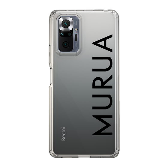 Slim Protection Case［ MURUA - Logo - Black ］