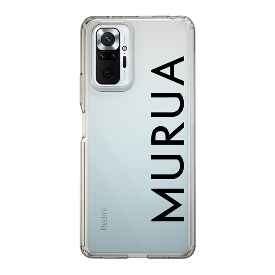Slim Protection Case［ MURUA - Logo - Black ］