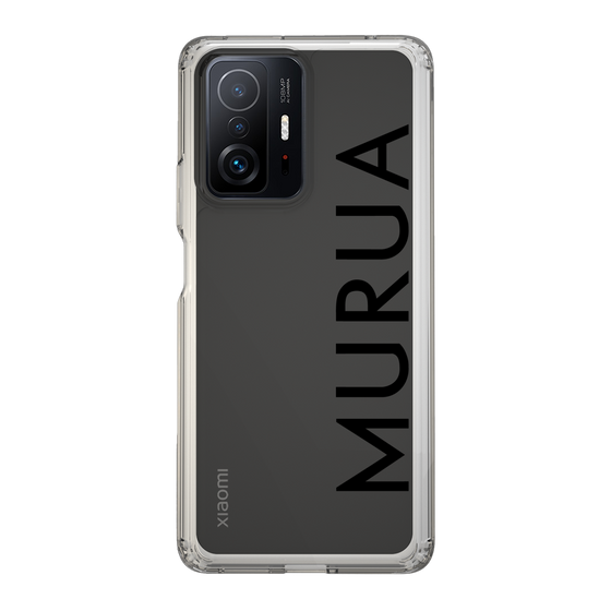 Slim Protection Case［ MURUA - Logo - Black ］