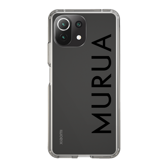 Slim Protection Case［ MURUA - Logo - Black ］