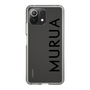 Slim Protection Case［ MURUA - Logo - Black ］