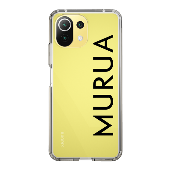 Slim Protection Case［ MURUA - Logo - Black ］