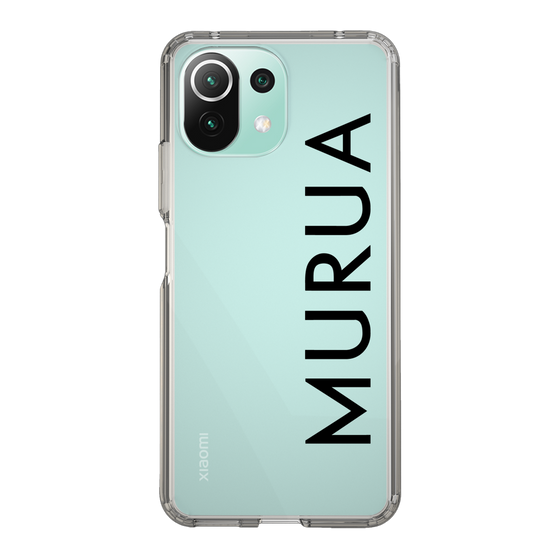 Slim Protection Case［ MURUA - Logo - Black ］