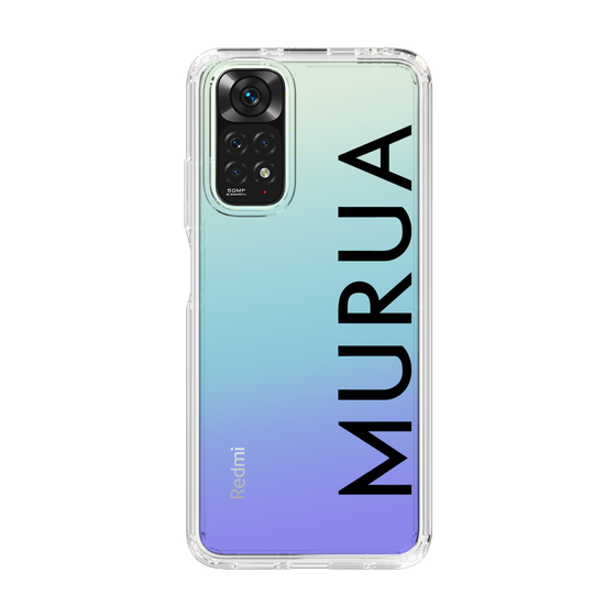 Slim Protection Case［ MURUA - Logo - Black ］