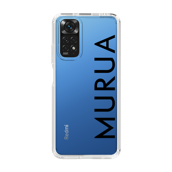 Slim Protection Case［ MURUA - Logo - Black ］