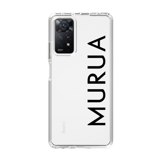 Slim Protection Case［ MURUA - Logo - Black ］