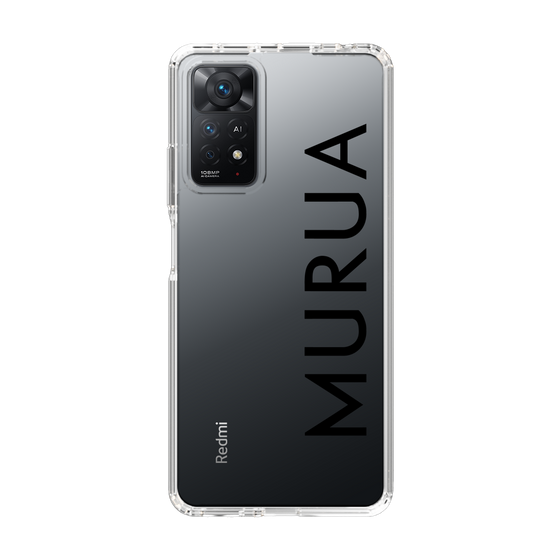 Slim Protection Case［ MURUA - Logo - Black ］