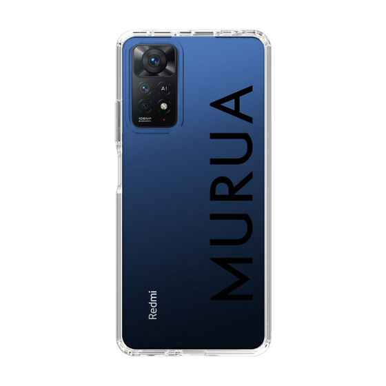Slim Protection Case［ MURUA - Logo - Black ］