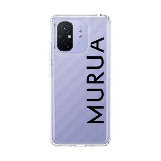 Slim Protection Case［ MURUA - Logo - Black ］