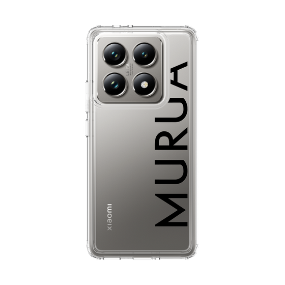 Slim Protection Case［ MURUA - Logo - Black ］