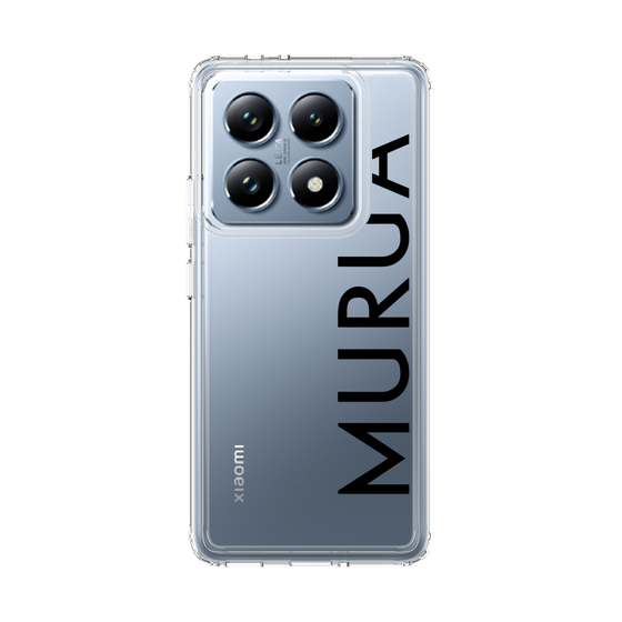 Slim Protection Case［ MURUA - Logo - Black ］