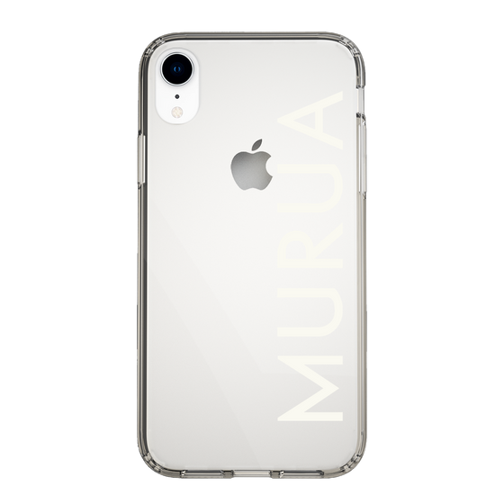 Slim Protection Case［ MURUA - Logo - White ］