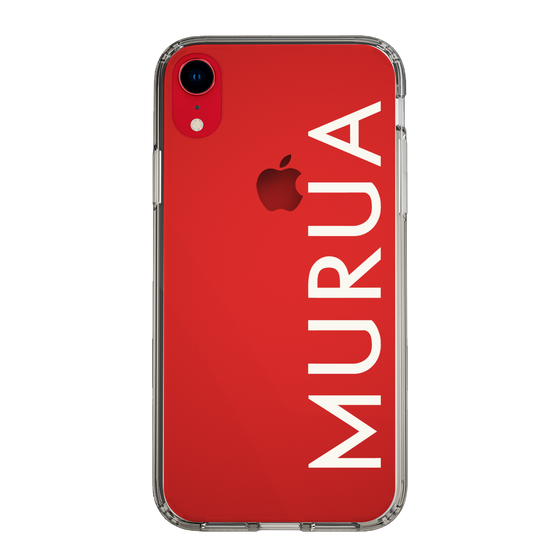 Slim Protection Case［ MURUA - Logo - White ］