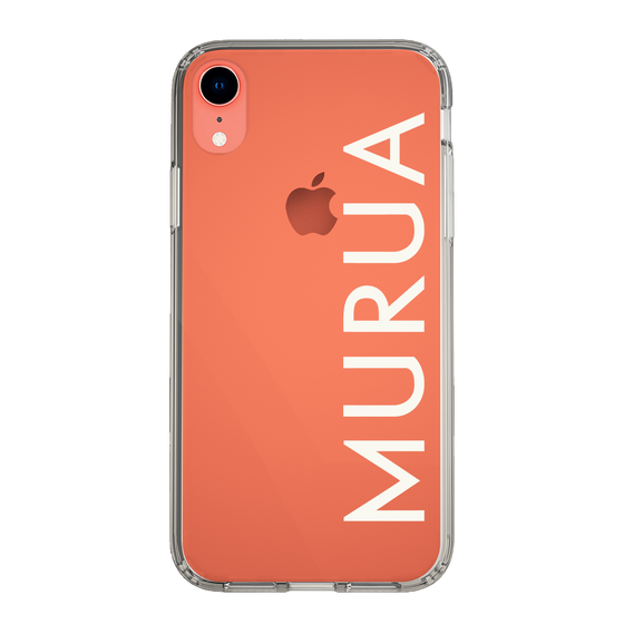 Slim Protection Case［ MURUA - Logo - White ］