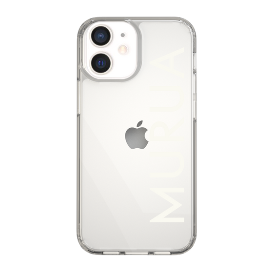 Slim Protection Case［ MURUA - Logo - White ］