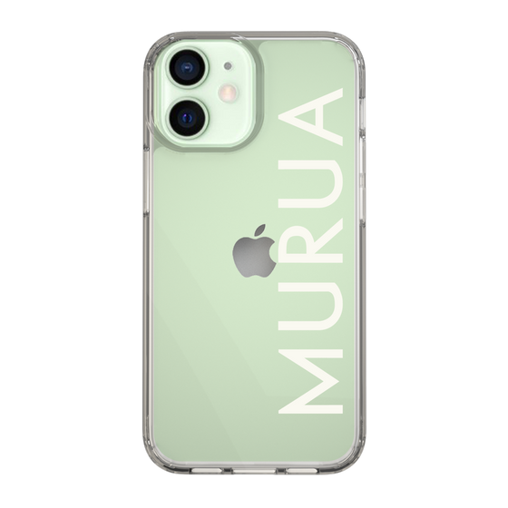 Slim Protection Case［ MURUA - Logo - White ］
