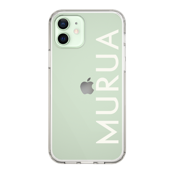 Slim Protection Case［ MURUA - Logo - White ］