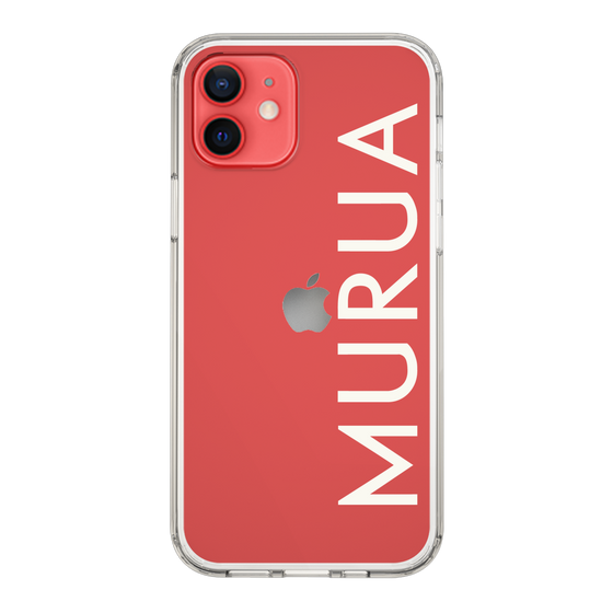 Slim Protection Case［ MURUA - Logo - White ］