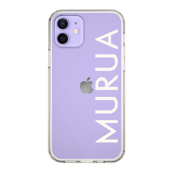 Slim Protection Case［ MURUA - Logo - White ］
