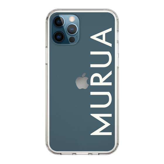 Slim Protection Case［ MURUA - Logo - White ］