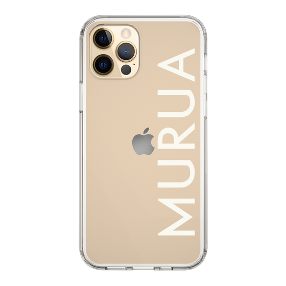 Slim Protection Case［ MURUA - Logo - White ］