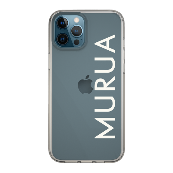 Slim Protection Case［ MURUA - Logo - White ］